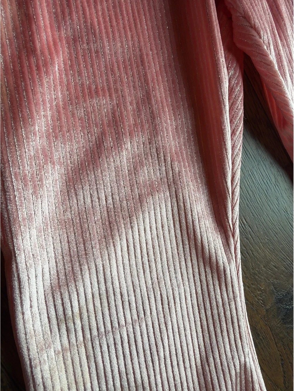 Old Navy Pink Ribbed Velvet Flared Pants XS